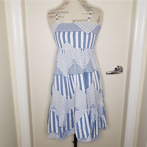 stripe cotton sun dress